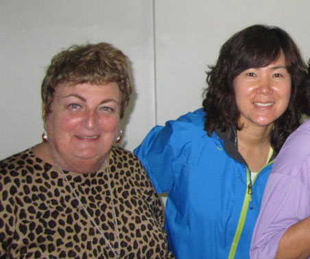 San Ae, project participant, with her mentor, Mary Arsenault
